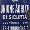 Firmenschild Riunione Adriatica di Sicurtà