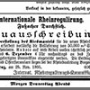 Bauausschreibung in der Zeitung Vorarlberger Volksblatt für die Herstellung des Kiesmantels beim Fußacher Durchstich 4.12.1895