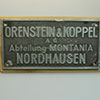 Schild: Orenstein und Koppel