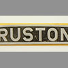 Schild: Diesel-Lok Ruston