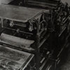 Buchdrucker Schnellpresse