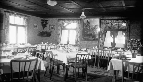 Speisesaal im Haus Hubert in Brand