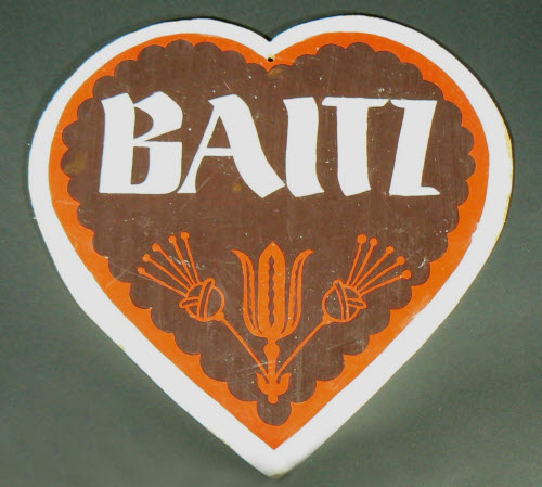 Baitz-Firmenschild nach 1945