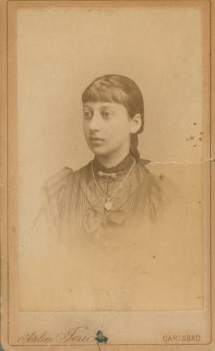 Elisabeth Schreiber Lilli Baitz um 1888