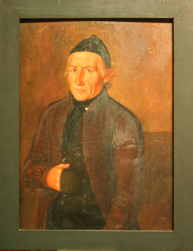 Männerportrait mit Zipfelmütze