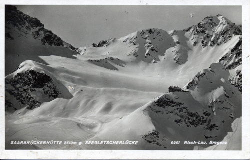 Saarbrücker Hütte gegen Seegletscherlücke