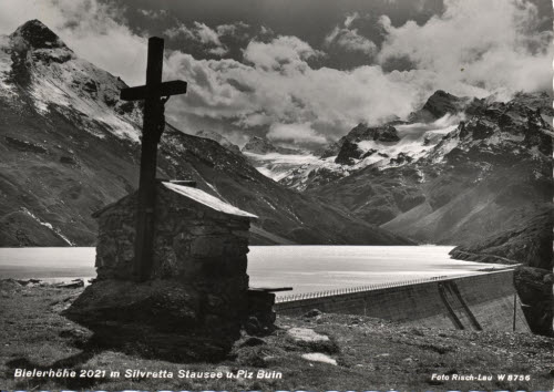 Bielerhöhe, 2021m, Silvretta Stausee und Piz Buin