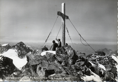 Gipfelkreuz auf dem Piz Buin, 3312m