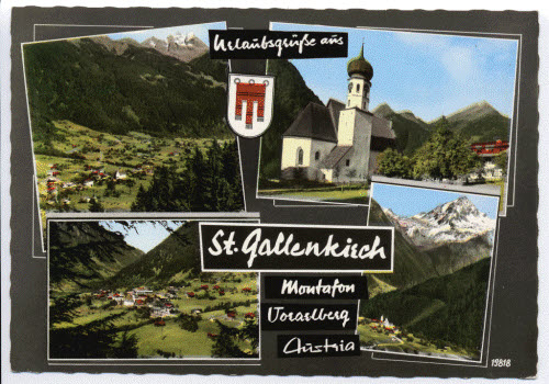 Urlaubsgrüße aus St. Gallenkirch