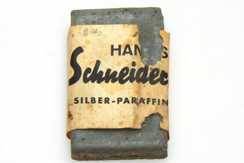 Skiwachs Hannes Schneider. Silber-Paraffin