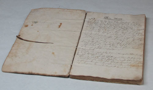 Steuerbuch des Johannes Fritz von Anhoren