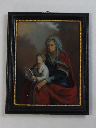 Hinterglasbild Mutter Anna und Maria