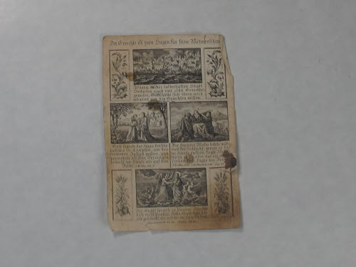 Papier mit Zitaten aus der Bibel