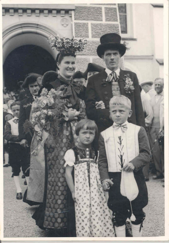 Hochzeit Olga Müller und Eusebius Drechsel