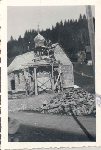 Bau der Fatima-Kapelle Schwende