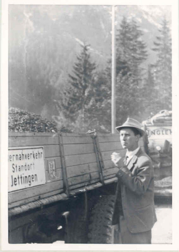 Asphaltierung der Straße nach Bödmen bei Mittelberg