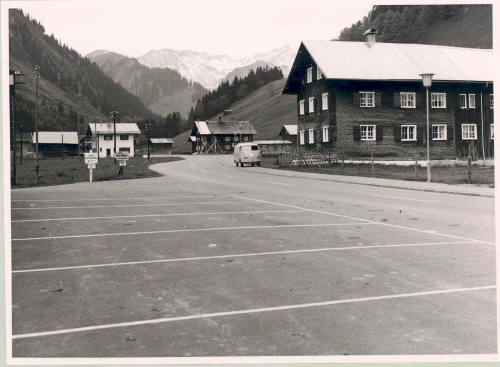 Straße in Bödmen, 60er