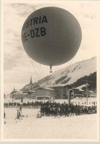 Ballonaufstieg in Riezlern, 1965