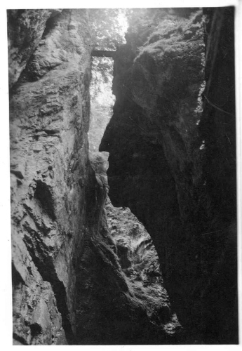 Das Gesicht in der Breitachklamm