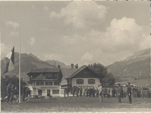 Militärparade Gasthof Traube