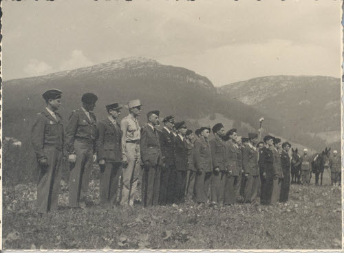 Militärparade im Kleinwalsertal